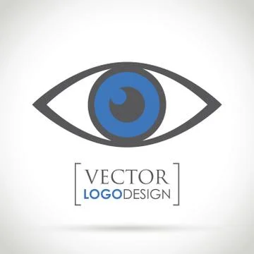 An abstract eye icon Stock Illustration