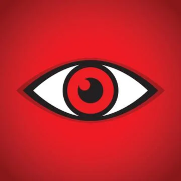 An abstract eye icon Stock Illustration