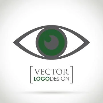 An abstract eye icon Stock Illustration