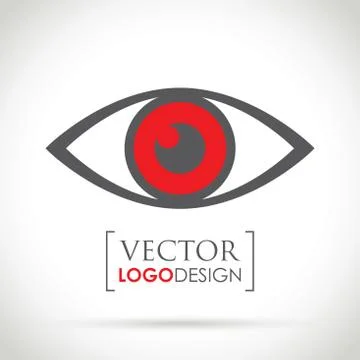 An abstract eye icon Stock Illustration