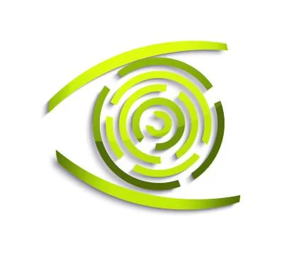 Abstract eye Illustrazione stock