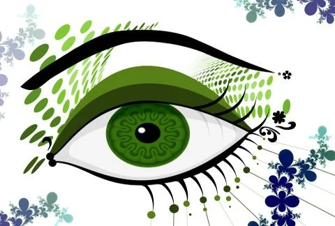 Abstract Eye Stock Illustration