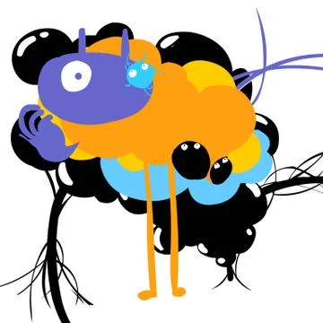 Abstract eye Stock Illustration