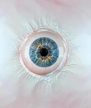 Abstract eye. Vision concept. Stock Illustration