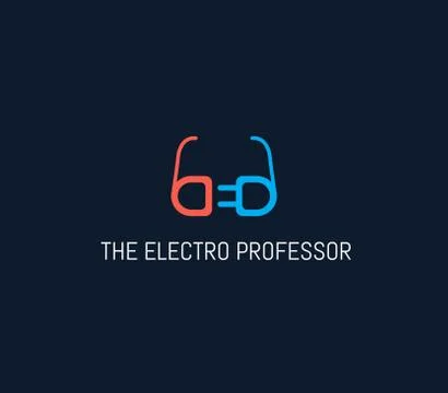 Abstract eyeglasses using power socket Stock Illustration