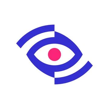 Abstract Eyes Optic Logo Stock Illustration