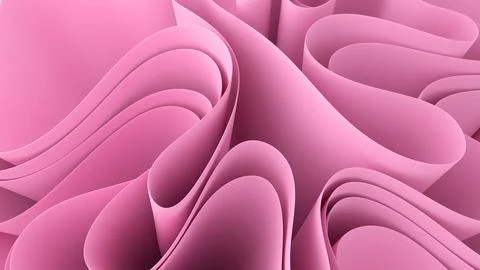 The abstract fabric background in the 3D render creates a sense of depth an.. Stock Illustration