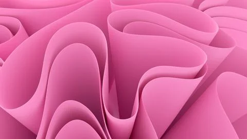 The abstract fabric background in the 3D render creates a sense of depth an.. Stock Illustration