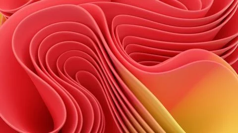 The abstract fabric background in the 3D render creates a sense of depth an.. 스톡 일러스트