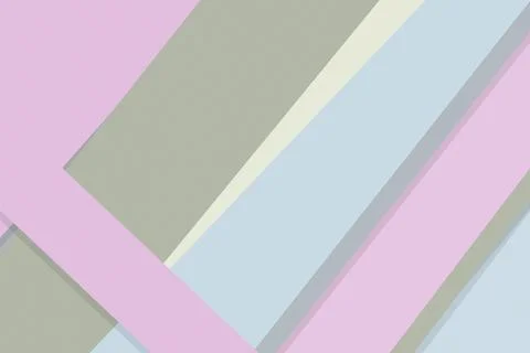 Abstract facade pattern with pastel lavender, pink, and pale blue blocks, s.. Stock Illustration