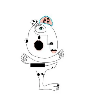 Abstract face of man one line continuous drawing. Modern continuous line art man Stock Illustration