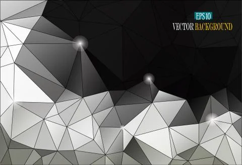 Abstract faceted background Stock Illustration