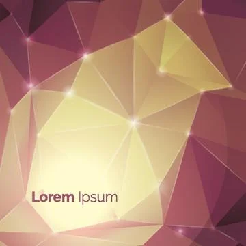 Abstract faceted background Illustration