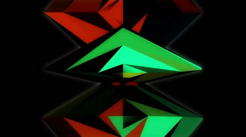 Abstract Facets animation Vj Loop Stock-Footage 57329886
