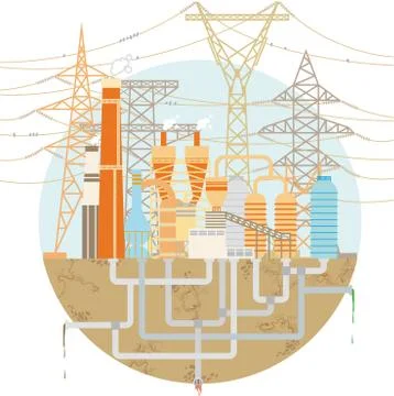 Abstract factory Stock Illustration