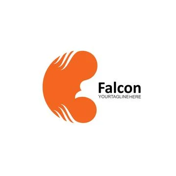 Abstract Falcon Eagle Bird Template vector Stock Illustration