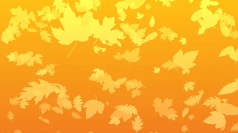 Abstract Falling Leaves Stock Footage 26155792