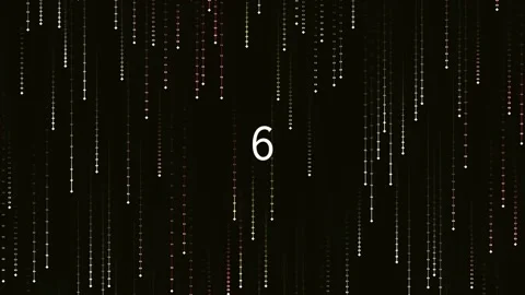 Abstract falling light trails particle effect data stream background modern.. Stock Footage 342094094