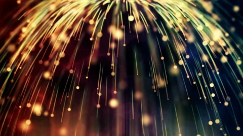 Abstract Falling Lights Loop Stock Footage