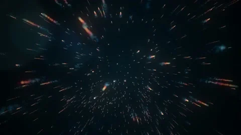 Abstract Falling Magic Particles Background Loop Stock Footage 166114051