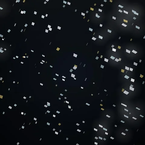 Abstract falling particles background loop, bokeh dust glitter animation Stock Footage 345689058