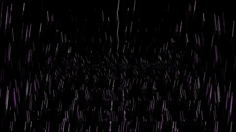 Abstract Falling Purple Lines Digital Rain Motion Background Stock Footage 338340741