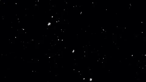 Abstract falling snow overlay with transparent background for winter and Ch.. Stock-Footage 345985715