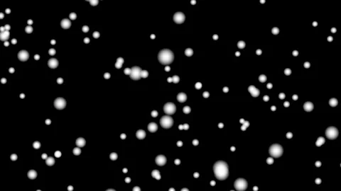 Abstract falling snow particles motion on black background dynamic blizzard.. 動画素材 335023208