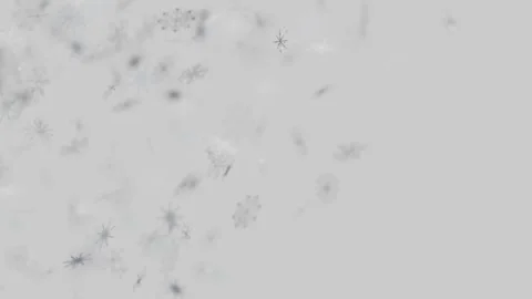 Abstract Falling Snowflakes Winter Holiday Season Background Animation Vídeos de archivo 346920331