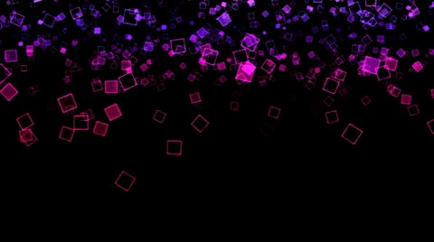 Abstract Falling Squares Background Animation - Loop Purple Video stock 35601037