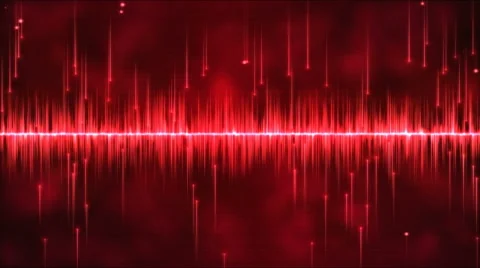 Abstract falling stars and lights animation - Loop Red Video stock 58599451