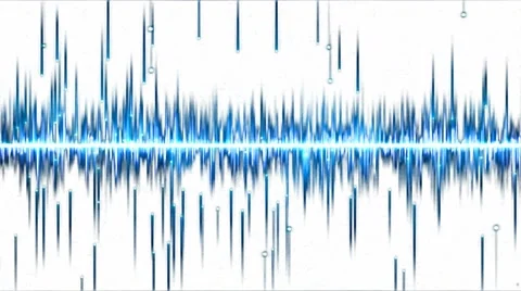 Abstract falling stars and lights animation - Loop Blue Stock Footage 63389141