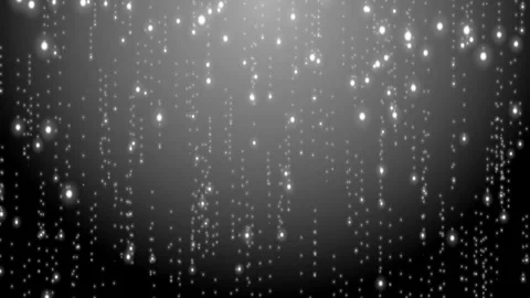Abstract falling white lights on a gray background Stock Footage 249672270