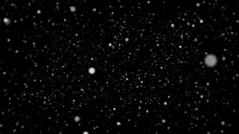Abstract Falling White Particles on Black Background Stock Footage 310650454