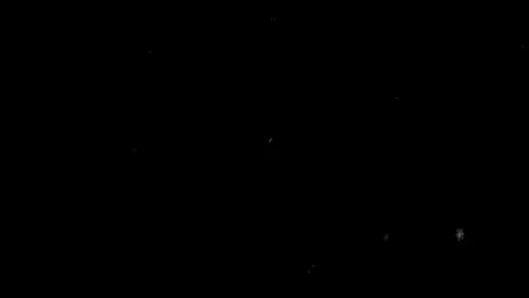 Abstract Falling White Snowflakes On Black Background Animation Clip 4k Stock Footage 332866587