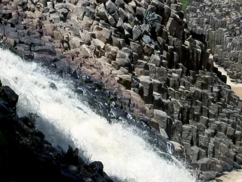 Abstract Falls Stock Footage 490092