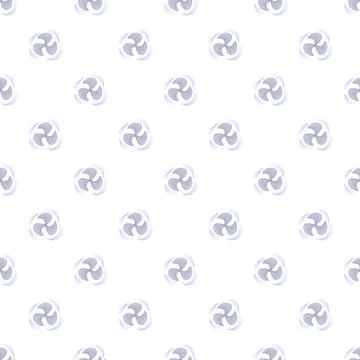 Abstract fan elements creating a repeat cooling wind design 스톡 일러스트