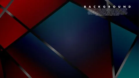 Abstract fancy polygon background patterns. vector design Stock Illustration