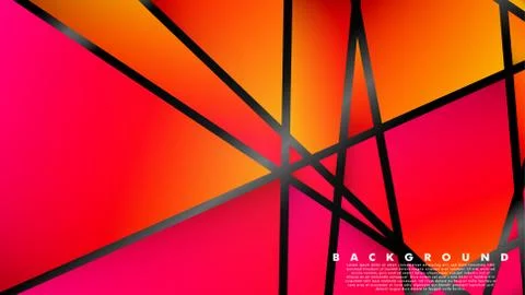 Abstract fancy polygon background patterns. vector design Stock Illustration