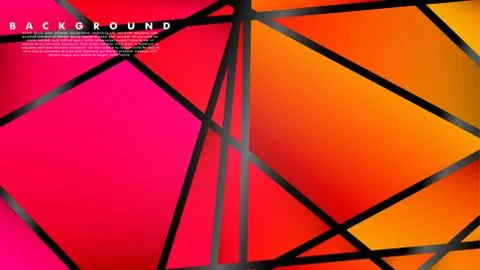 Abstract fancy polygon background patterns. vector design Stock Illustration