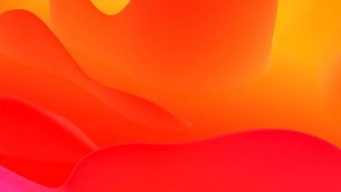 Abstract fantastic background, liquid gradient of paint with internal glow forms Ilustración de archivo