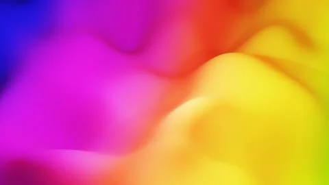 Abstract fantastic background, liquid gradient of paint with internal glow forms Ilustración de archivo