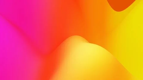 Abstract fantastic background, liquid gradient of paint with internal glow forms Ilustración de archivo