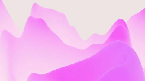 Abstract fantastic background, liquid gradient of paint with internal glow forms Ilustración de archivo