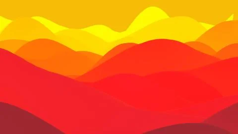 Abstract fantastic background, liquid gradient of paint with internal glow forms Ilustración de archivo