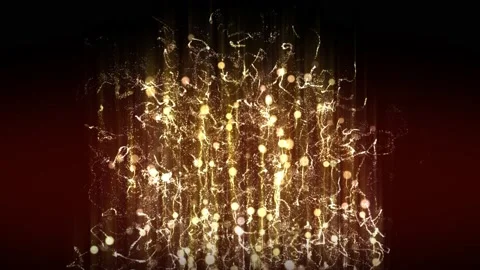 Abstract fantastic background shiny particles dust and energy flow loop 스톡 동영상 201736614