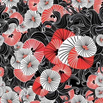 Abstract fantastic bright colored pattern Stock Illustration