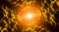 Abstract fantasy background, shining energy waves. HD Footage