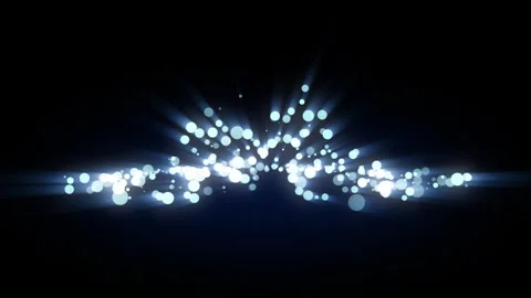 Abstract Fantasy Background Shiny Particles Dust Rays And Energy Flow Loop Stock Footage 311159604