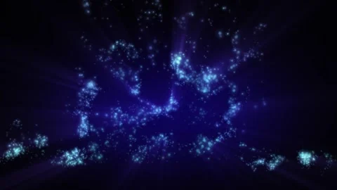Abstract Fantasy Background Shiny Particles Dust Rays And Energy Flow Loop Stock Footage 312164397